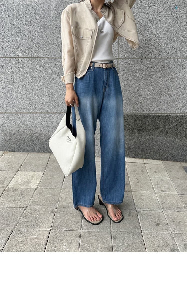 chic 레트로 워크웨어 바람 루즈핏 펌프 로프 의류 명시적 스티치 재킷 26 새로운 여성 상세 이미지 14