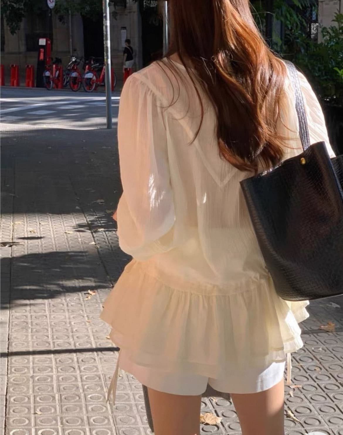 한국 동대문 구매 2026 새로운 한국 스타일 chic 프랑스식 레이스업 펌프 로프 스택 층 드레스 얇은 맨위 상세 이미지 11