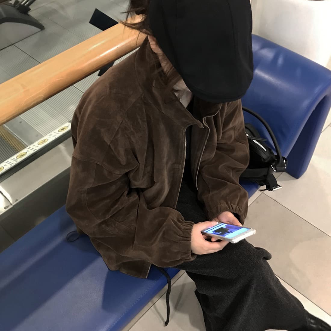 한국 스타일 chic 루즈핏 개성 쇼트 스타일 캐주얼 재킷 재킷 상세 이미지 11