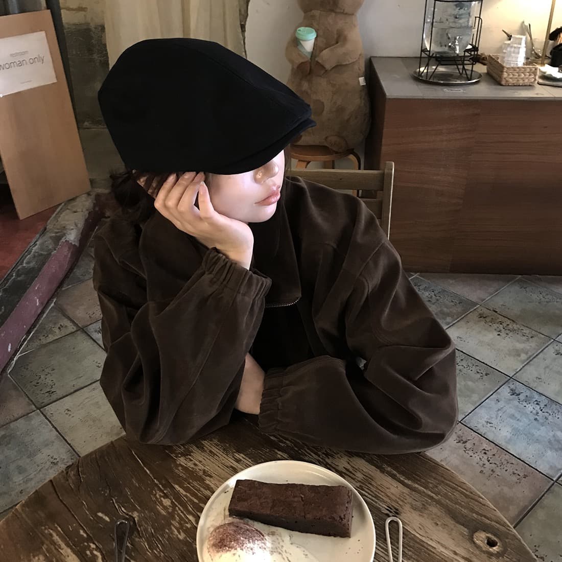 한국 스타일 chic 루즈핏 개성 쇼트 스타일 캐주얼 재킷 재킷 상세 이미지 15
