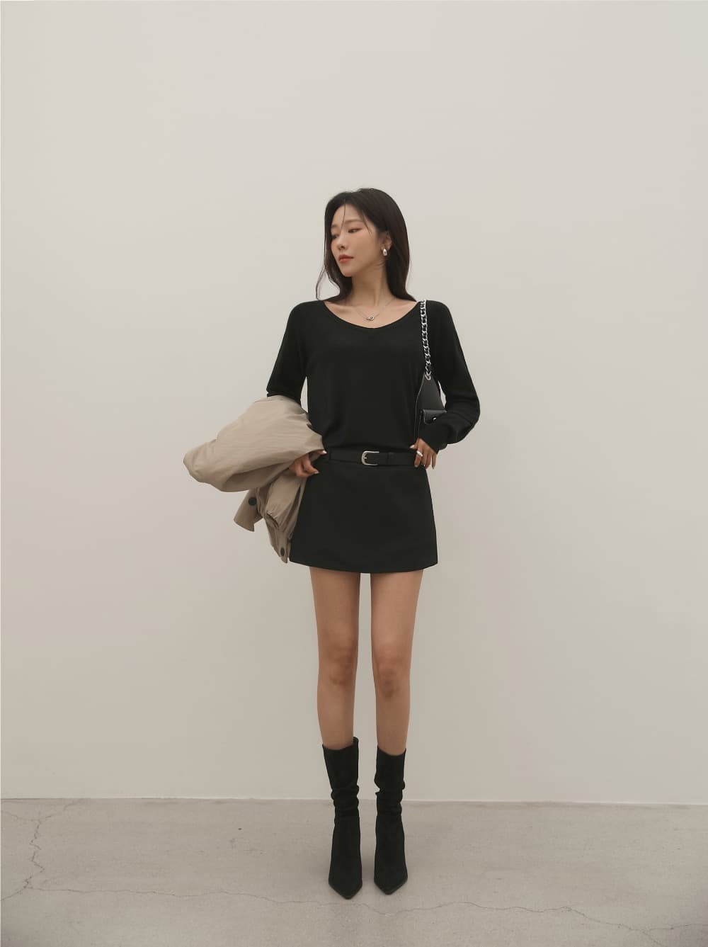 출퇴근 레트로 쇼트 스타일 바람막이 자켓 여성 코트 한 부서 빛 요리 한 캐주얼 다용도 루즈핏 캐주얼 빅 사이즈 상세 이미지 21