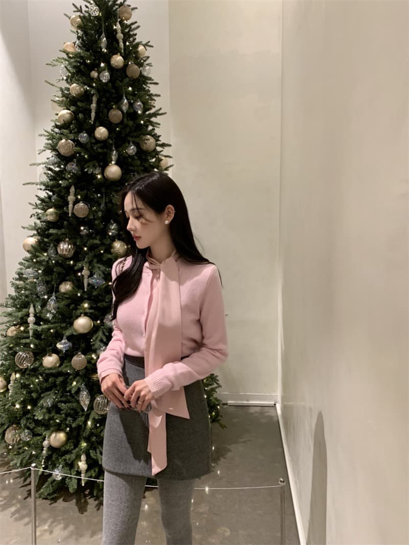 한국 chic 새로운 프랑스식 디자인 센스 레이스업 긴팔 여성 셔츠 슬림해 보이는 다용도 스택 착용 셔츠 상세 이미지 3