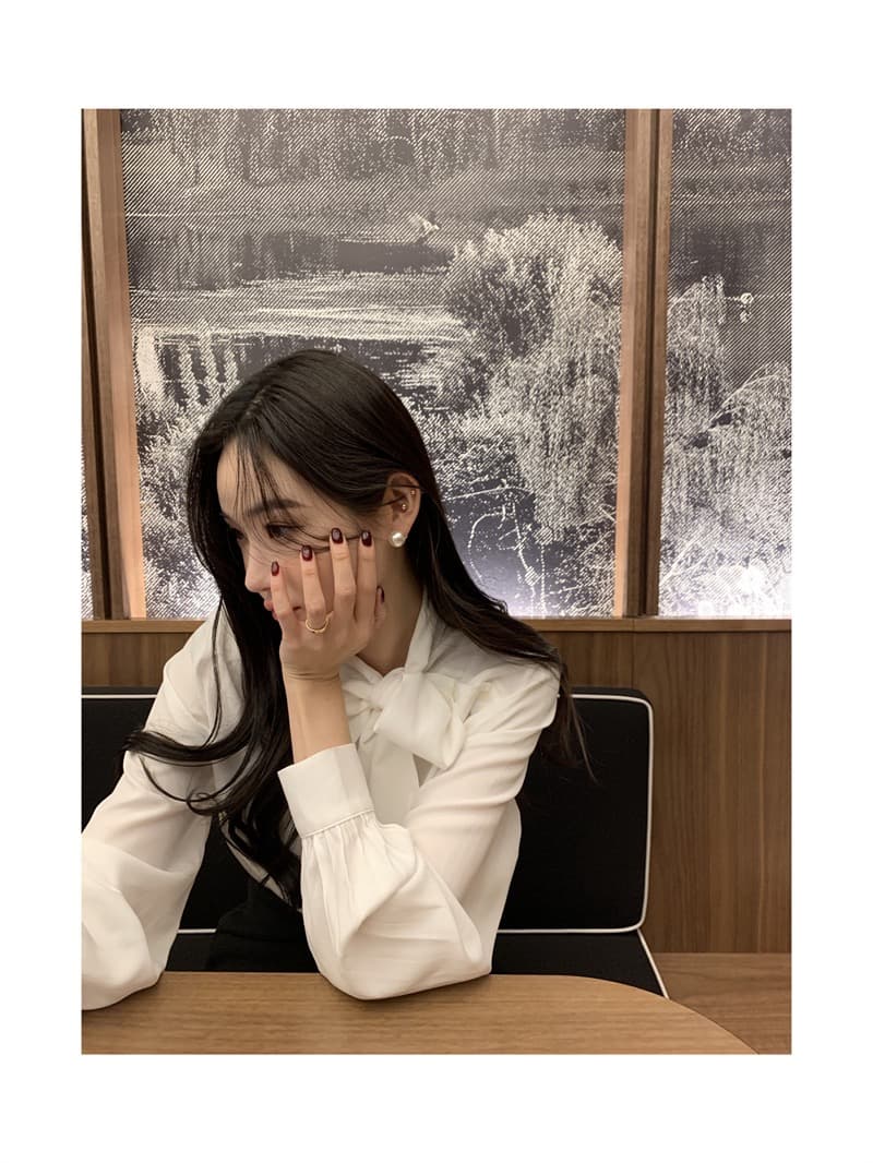 한국 chic 새로운 프랑스식 디자인 센스 레이스업 긴팔 여성 셔츠 슬림해 보이는 다용도 스택 착용 셔츠 상세 이미지 21