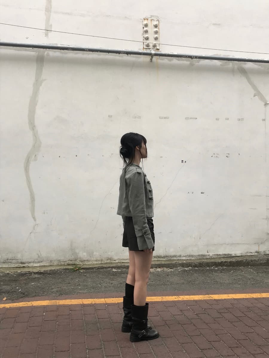 chic 한국 스타일 무거운 작업 작은 대중 개성 재킷 상세 이미지 33