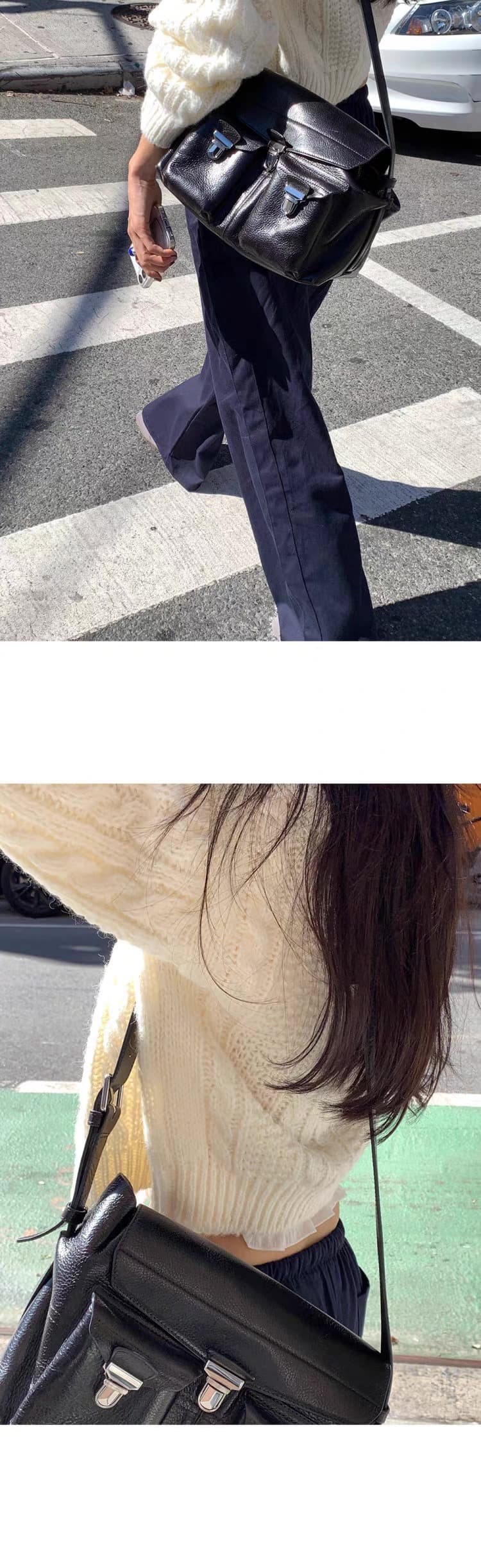 재고 있음 한국 26 가을 양모 미니멀리즘 마 무늬 쇼트 스타일 니트 오픈 가디건 상세 이미지 16