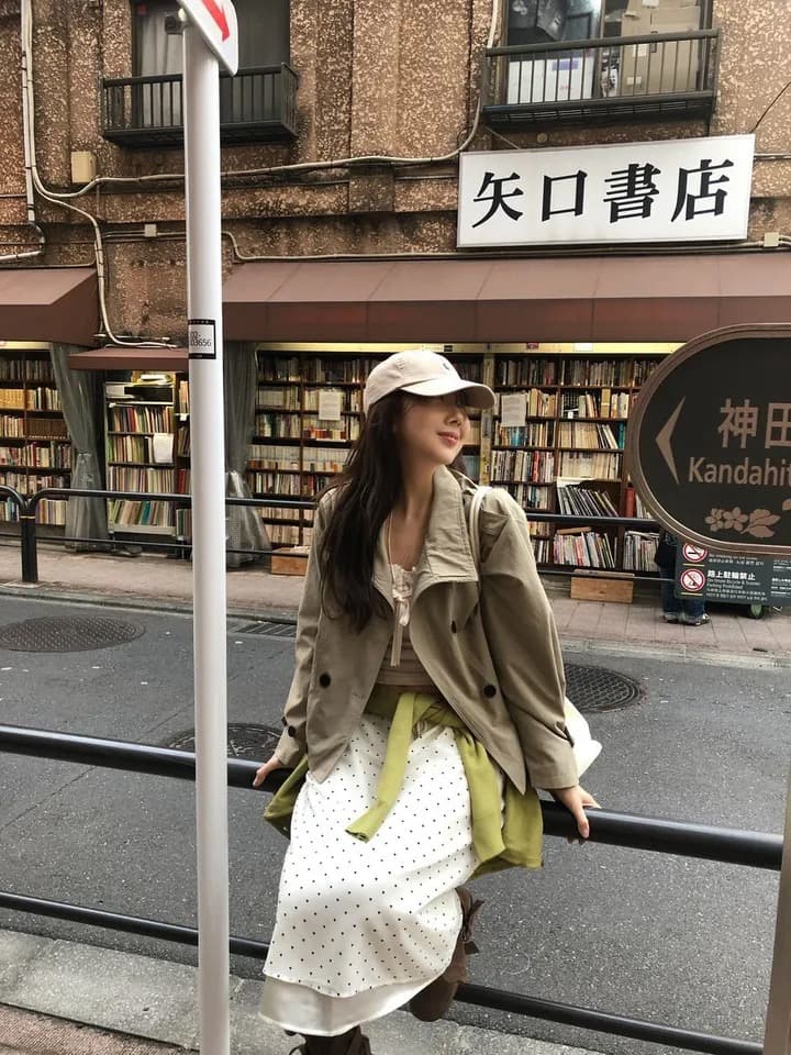 재고 있음 chic 패션 한국 스타일 이중 버튼 재킷 재킷 상세 이미지 5