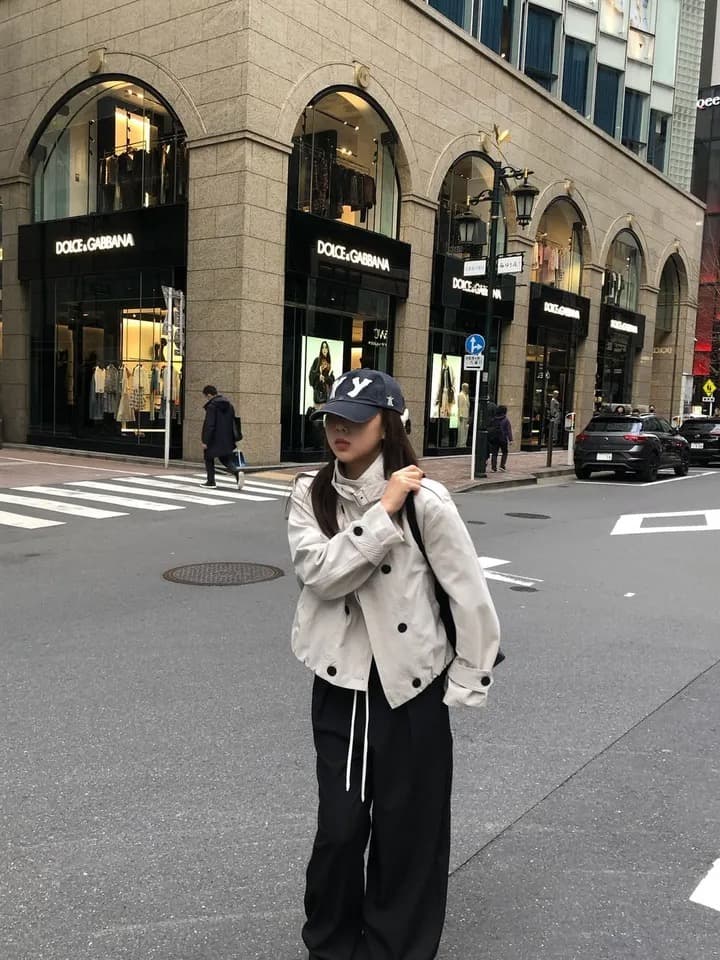 재고 있음 chic 패션 한국 스타일 이중 버튼 재킷 재킷 상세 이미지 9