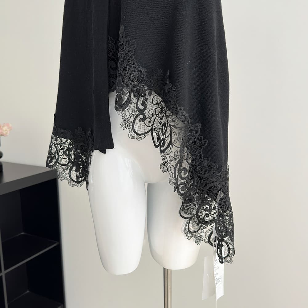 okmashop 화이트 복숭아 천 새싹 오프숄더 맨위 여성 봄 디자인 센스 레이스 순수한 욕망 섹시함 오프숄더 니트 스웨터 상세 이미지 14