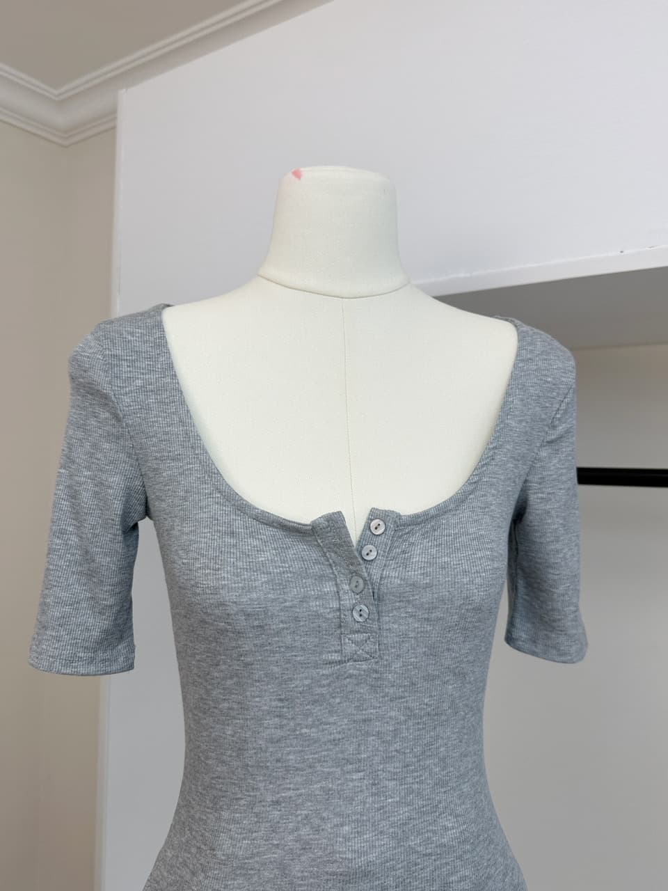 jmshop 타운 가게 일 부드러운 욕망 끓인 물 몸매 가꾸기 슬림해 보이는 주간 실크 양모 반팔 티셔츠 맨위 상세 이미지 13