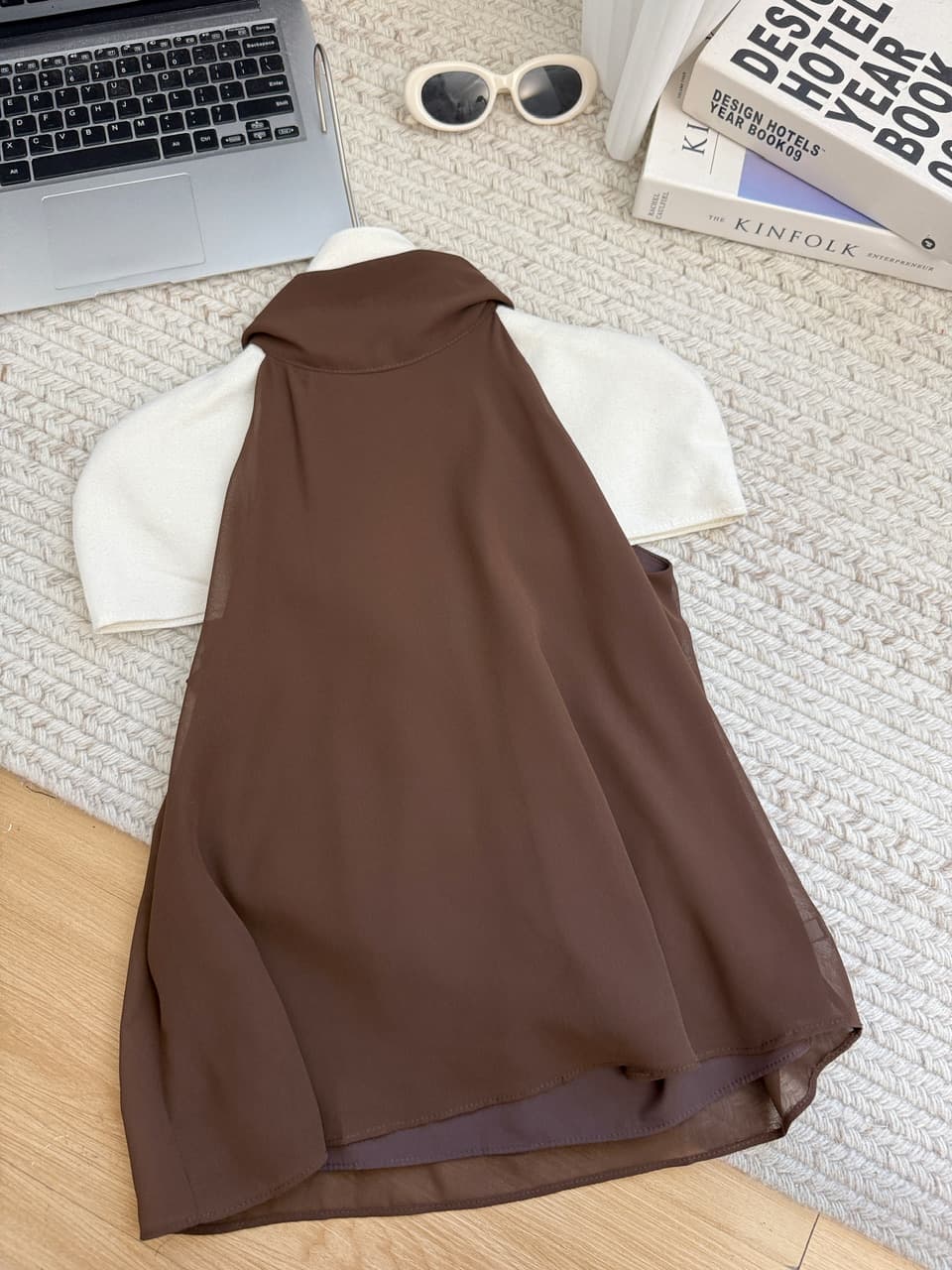cookadaily 인어 여름 레트로 레오파드 무늬 부드러운 빛 센스 레이스업 우아한 슬림해 보이는 행침 목 순수한 욕망 맨위 상세 이미지 18
