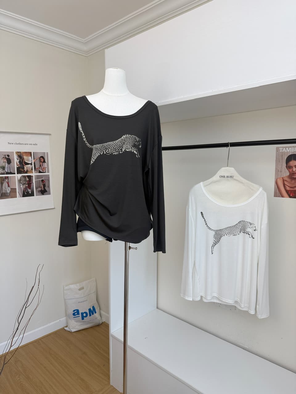 yolo shop 와 성별 사냥꾼 주간 실크 인쇄 花船 칼라 둘 착용 긴팔 니트 티셔츠 여성 여름 다용도 반팔 상세 이미지 3