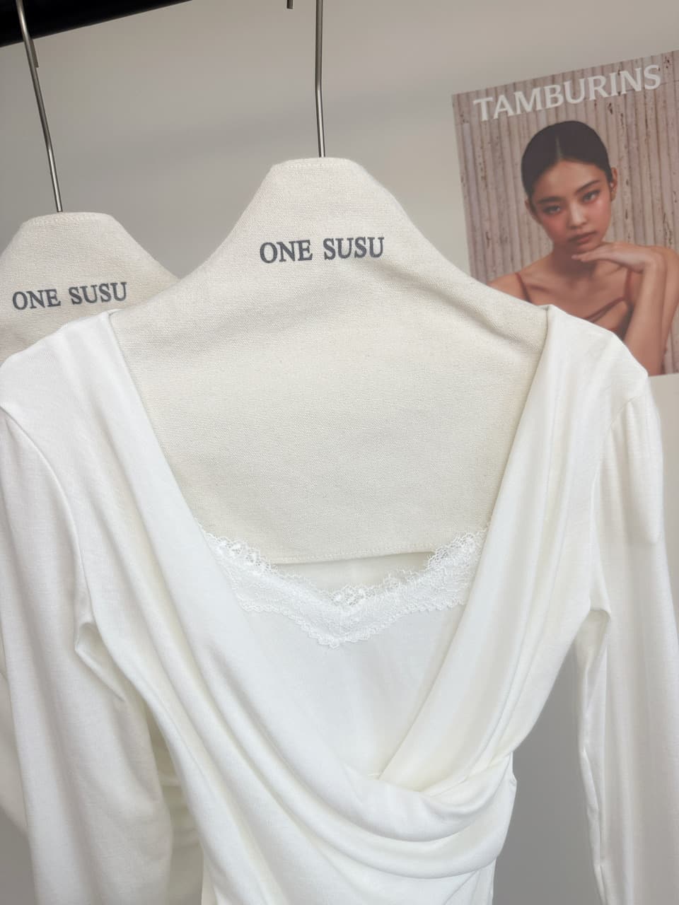 yolo shop 주간 실크 양모 레이스 페이크 레이어드 흔들다 칼라 긴팔 맨위 고급 품격 V넥 인사이드 가져 가라. 만나는 상세 이미지 11