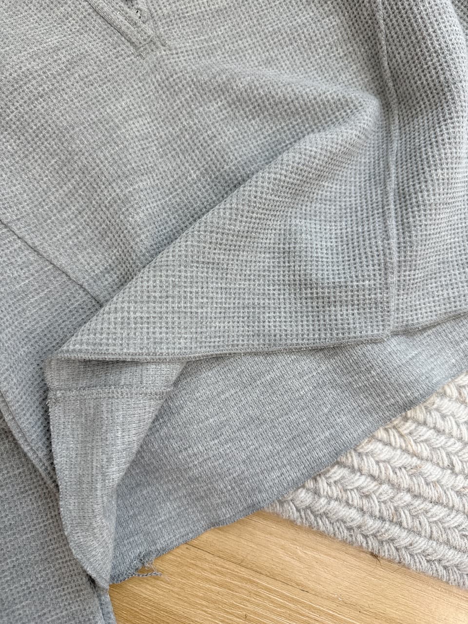 jmshop 화이트 여성 baggy 순수한 욕망 u 칼라 후아 남편 그리드 니트 티셔츠 여성 가을 몸매 가꾸기 슬림해 보이는 긴팔 맨위 상세 이미지 20