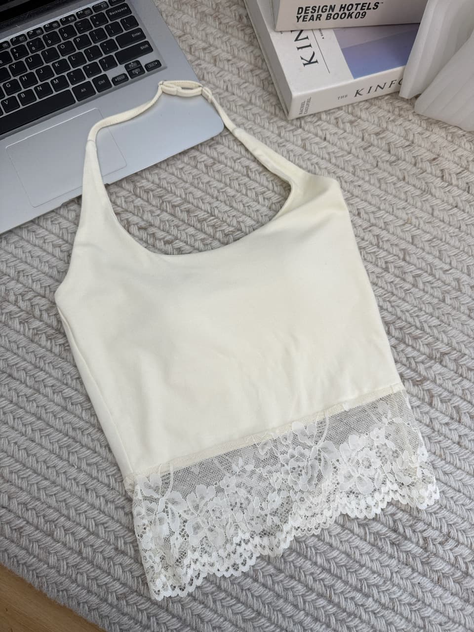jmshop 바람둥이 느슨함 부서 주간 실크 양모 긴팔 티셔츠 레이스 레이스 행침 목 슬립 캐주얼 바지 세트 상세 이미지 27