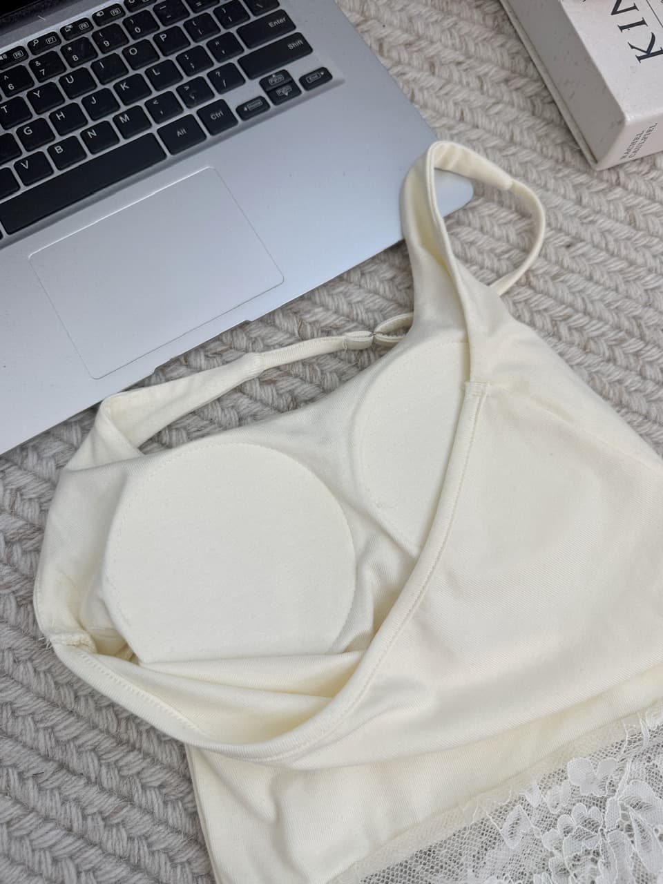 jmshop 바람둥이 느슨함 부서 주간 실크 양모 긴팔 티셔츠 레이스 레이스 행침 목 슬립 캐주얼 바지 세트 상세 이미지 30