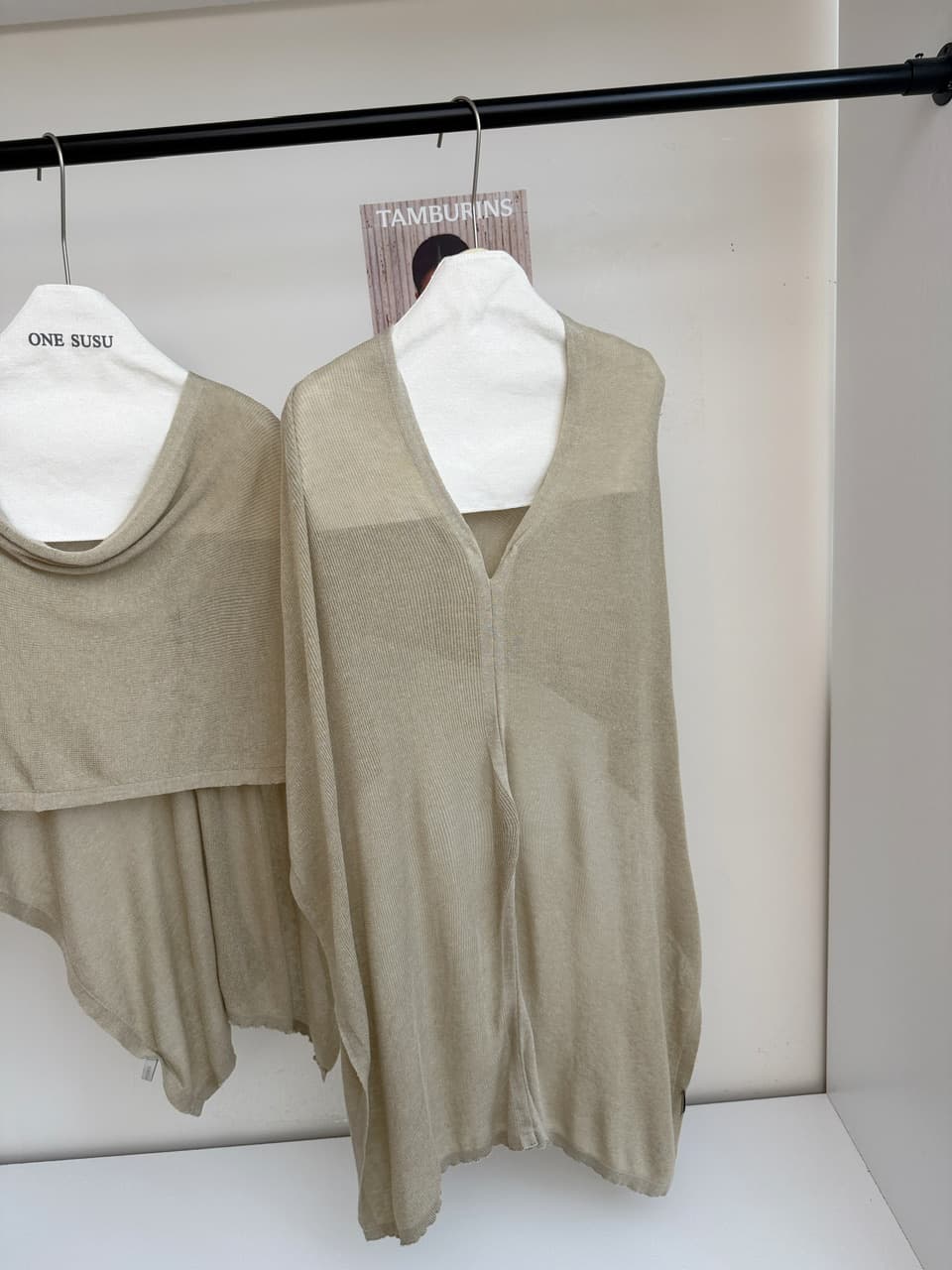 yolo shop 한 부서 느긋한 부드러운 품격 세트 아마 얇은 스타일 숄 몸매 가꾸기 허리 수축 슬립 드레스 상세 이미지 17