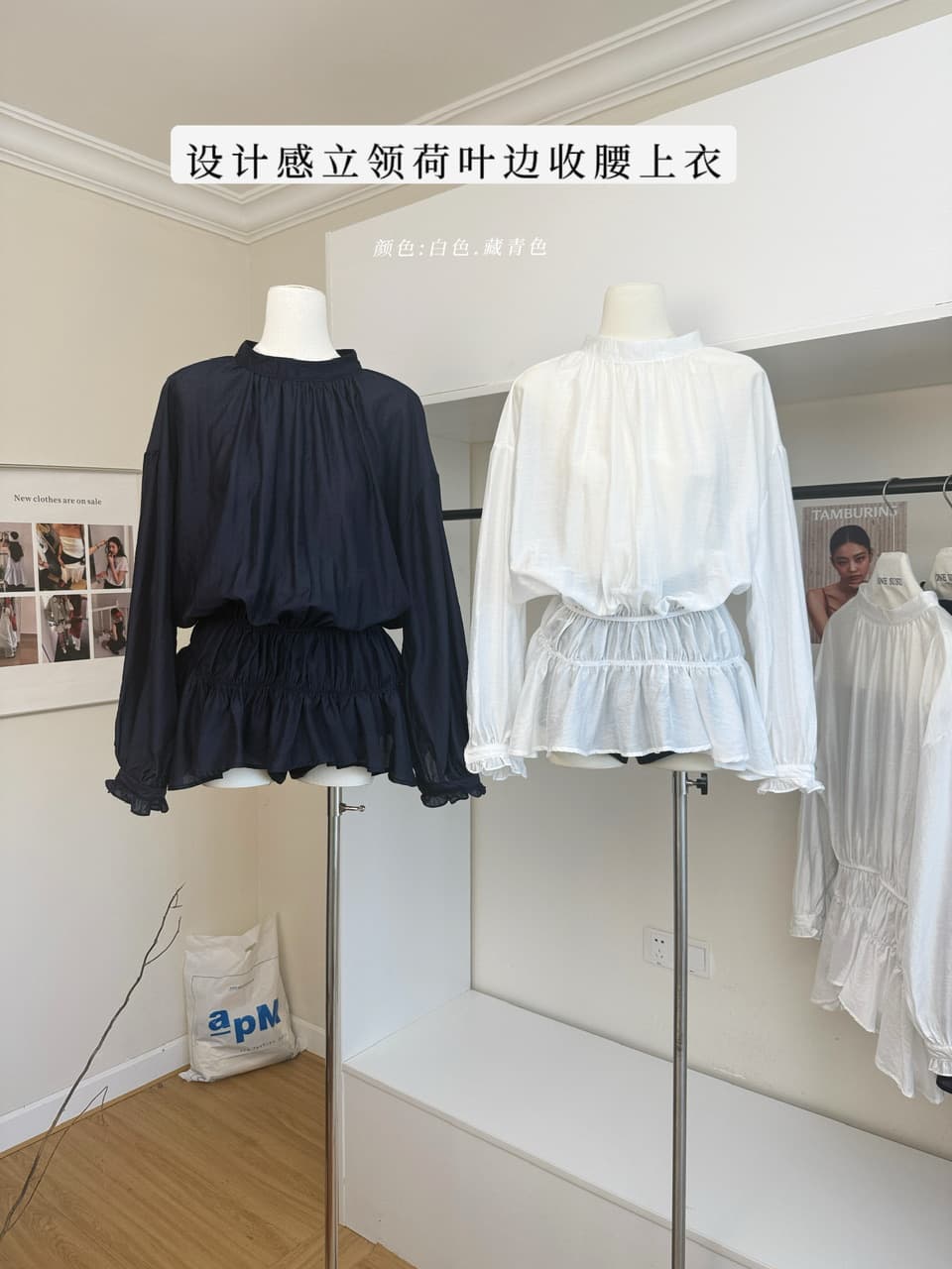 우 77 이른 봄 느슨함 분위기 센스 루즈핏 다용도 긴팔 여성 셔츠 한 부서 허리 수축 슬림해 보이는 품격 Chic 맨위 상세 이미지 2
