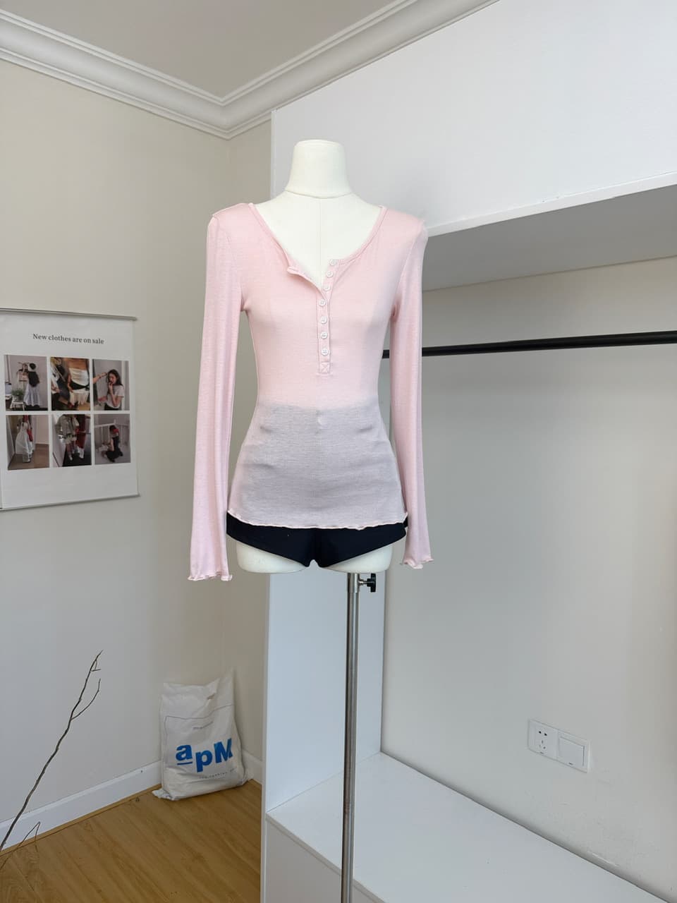 ahy 인생 bi 입력 주간 실크 양모 프로 피부 높음 폭탄 레이스 밑단 기본 셔츠 긴팔 티셔츠 신제품 상세 이미지 7