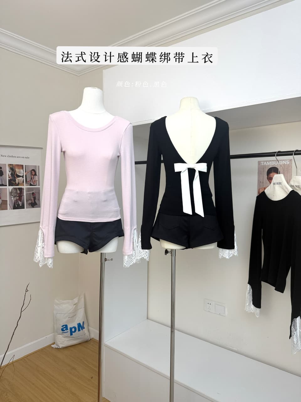 밤나무 코코아 bankelili 낭만주의 치수 프랑스식 모달 작은 대중 디자인 센스 나비 스트랩 맨위 상세 이미지 2