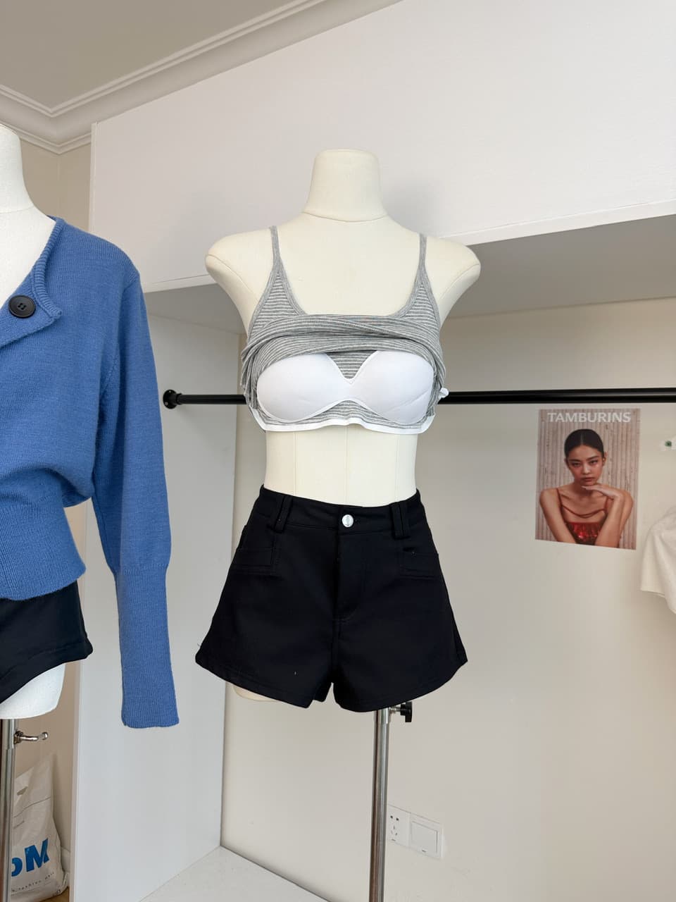 한 번 작은 짭짤한 한 부서 폴로 칼라 스웨터 여성 코트 가을 루즈핏 허리 수축 슬림해 보이는 품격 캐주얼 쇼트 스타일 니트 맨위 상세 이미지 7