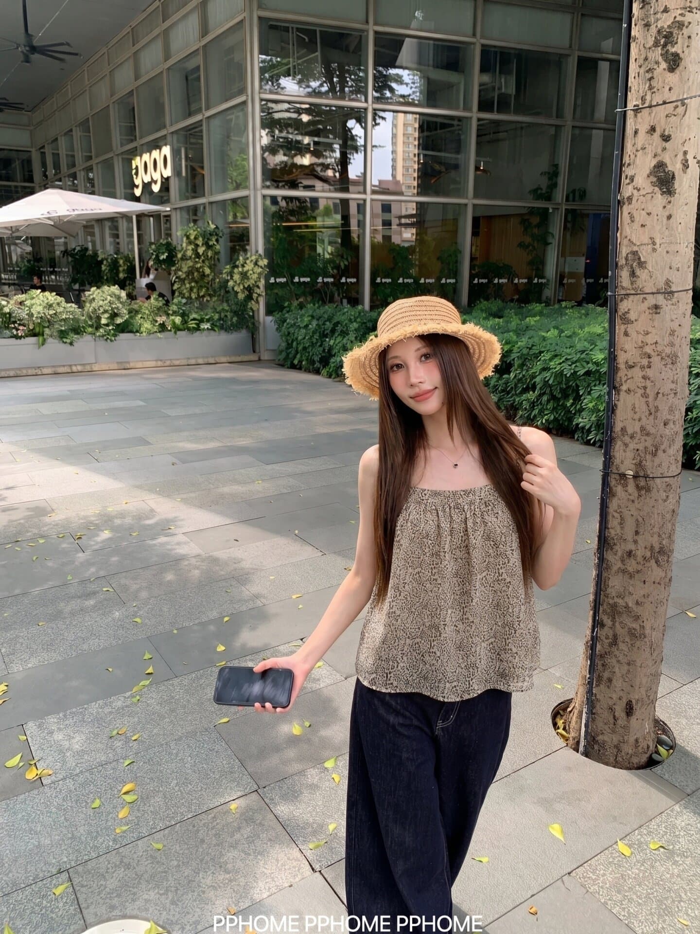 한 부서 레트로 레오파드 무늬 슬립 민소매 조끼 여성 여름 새로운 순수한 욕망 바람 인사이드 가져 가라. 도루 센스 작은 대중 핫걸 맨위 상세 이미지 3