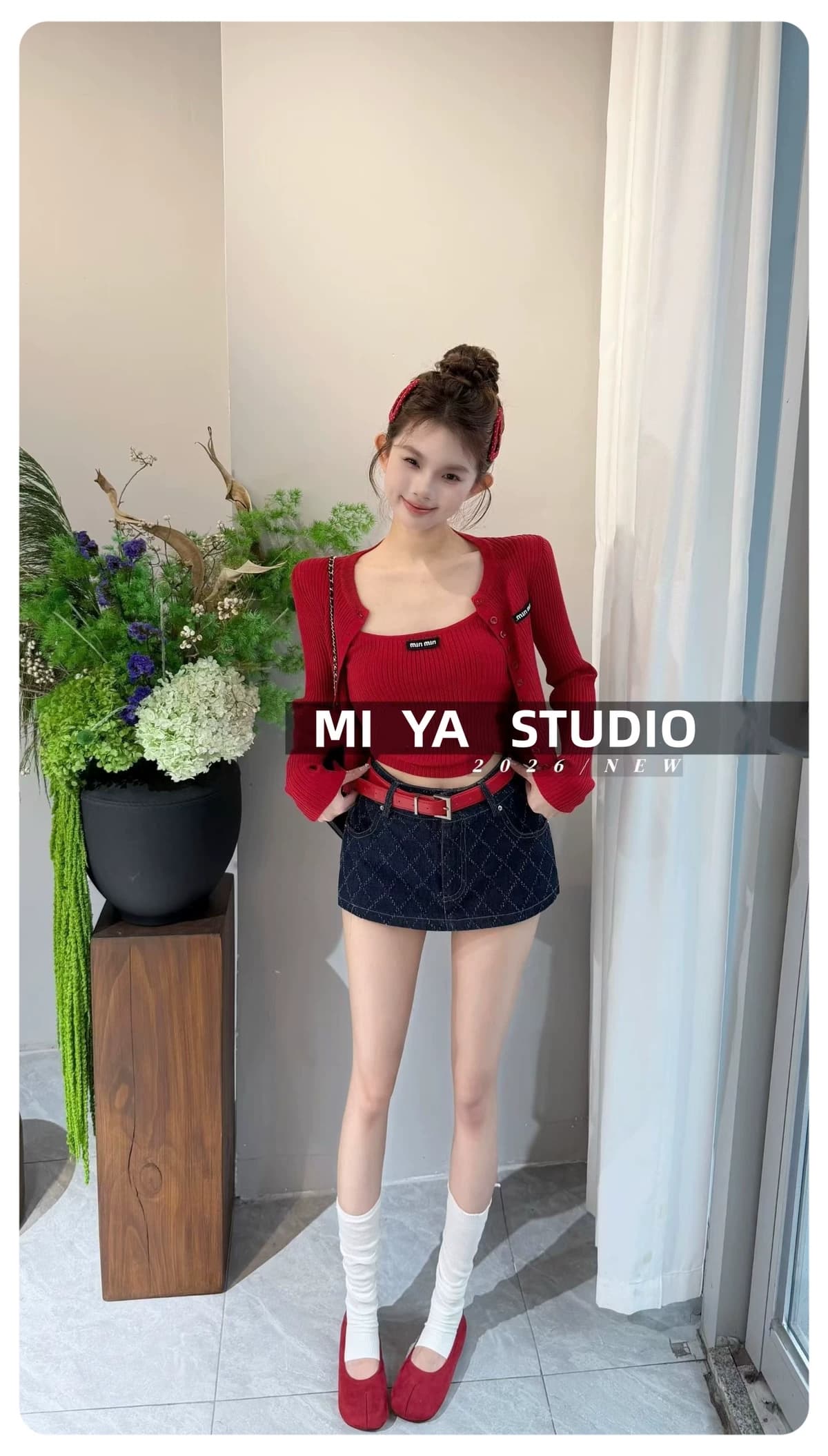 한 부서 부드러운 바람 세트 여성 뜨개질 오픈 가디건 투피스 세트 여름 새로운 디자인 센스 인사이드 가져 가라. 조끼 맨위 세트 이미지 4