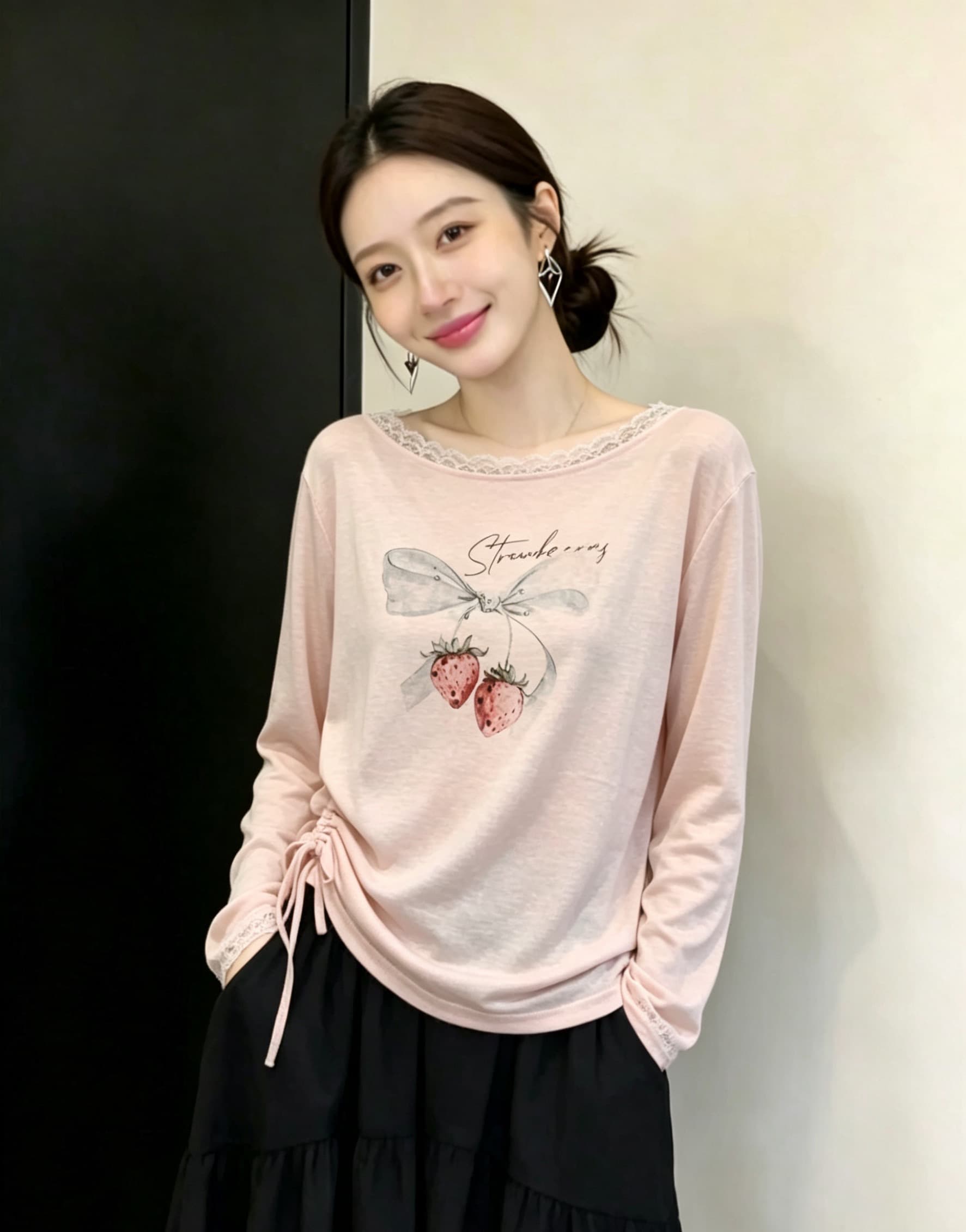 실사 빅 사이즈 새로운 디자인 센스 지방 mm 한국 스타일 느긋한 바람 프린트 자외선 차단 블라우스 연령 감소 다용도 맨위