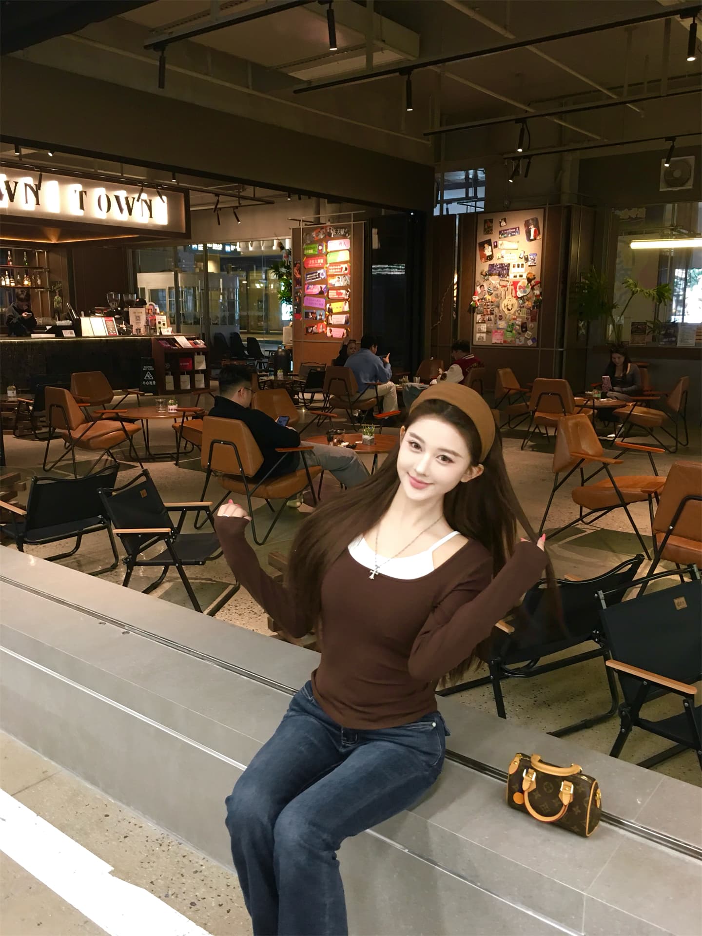 실사 순수한 욕망 섹시함 행침 목 V넥 티셔츠 여성 디자인 센스 페이크 레이어드 스택 착용 몸매 가꾸기 슬림해 보이는 맨위 3 색 상세 이미지 12