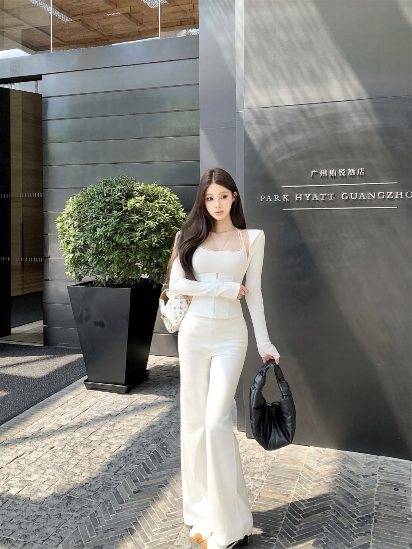 실사 이른 가을 새로운 한 부서 캐주얼 세트 긴팔 후드 재킷 행침 목 맨위 캐주얼 긴 바지 여성 상세 이미지 9