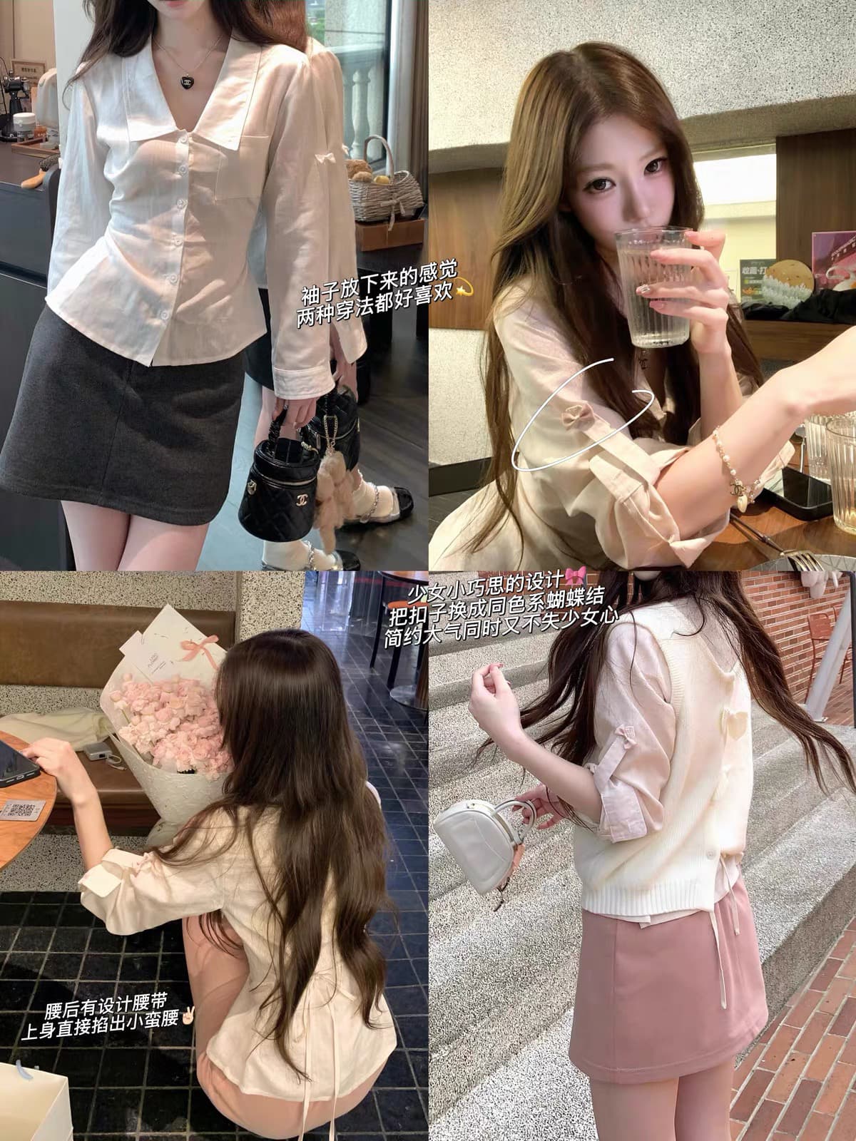 theture9.1 20 점 신제품 제한된 시간 회원 할인 소녀 부서 아마 셔츠 이미지 3