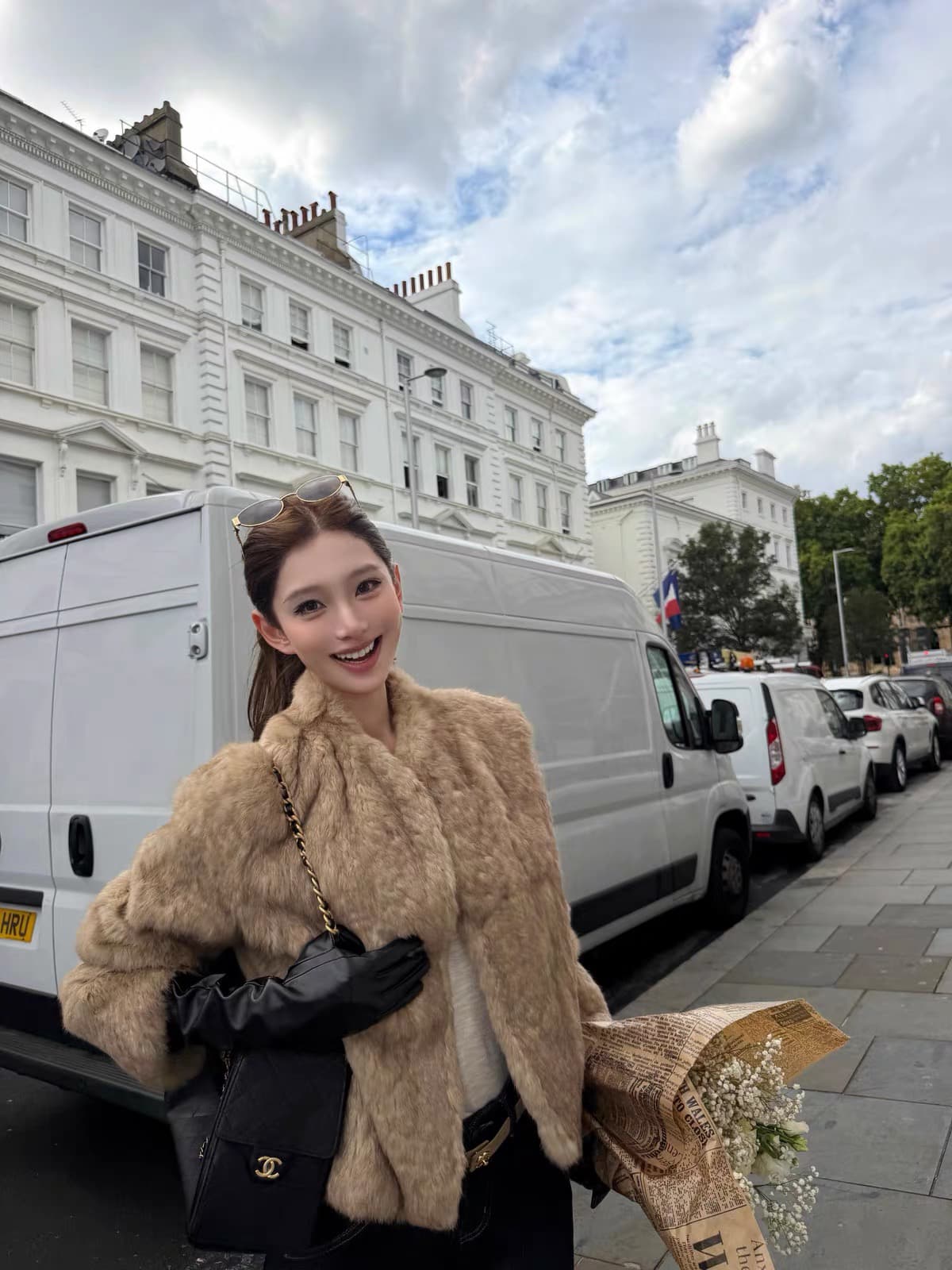 yangzifan 조용한 럭셔리 중년 좋은 rua 토끼 토끼 모피 장기 지배 레트로 보온 재킷 이미지 4