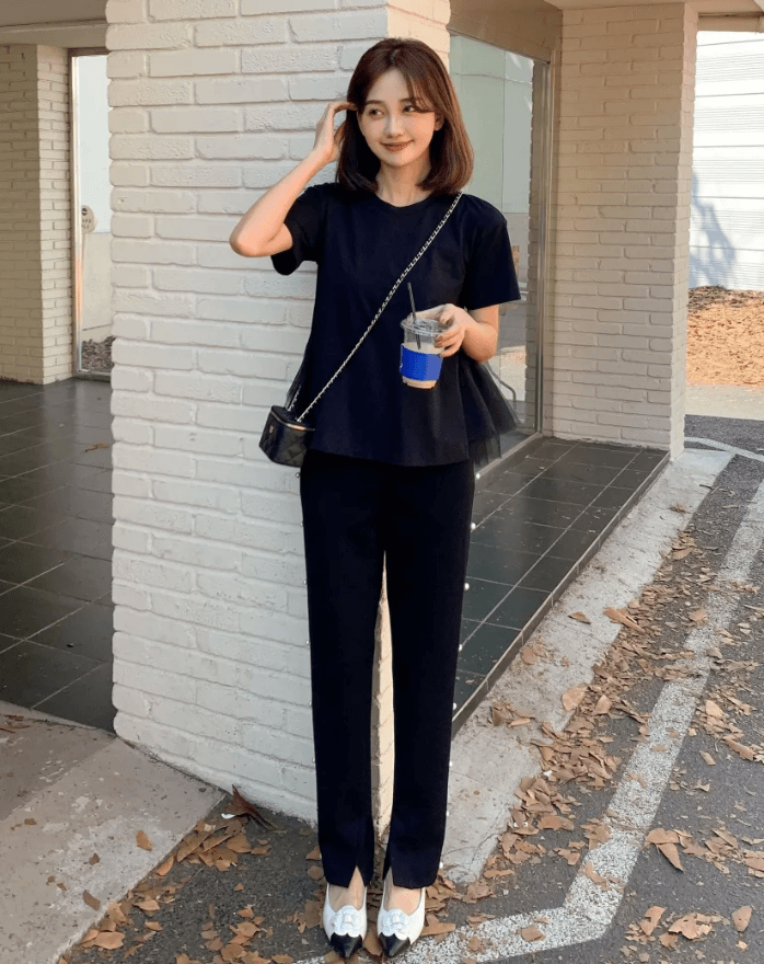 일본과 한국 부서 섹시함 개성 패치워크 실 인터넷 패션 티셔츠 여성 대 에디션 대외 무역 섹션 여름 디자인 센스 맨위 트렌디 상세 이미지 16