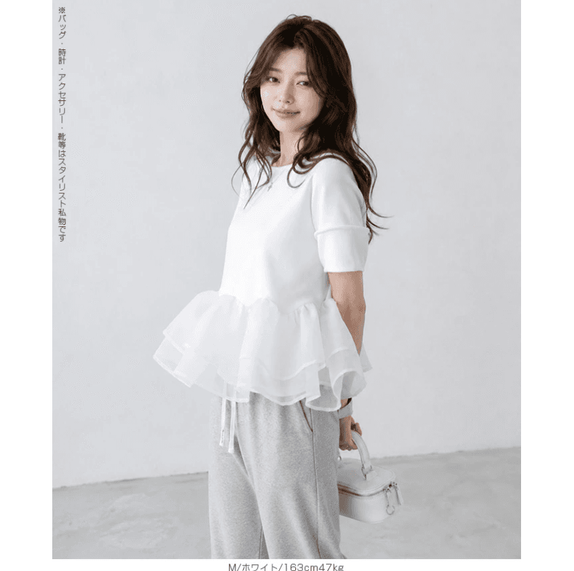 여름 새로운 품격 여름 디자인 센스 여성 패치워크 맨위 반팔 티셔츠 상세 이미지 8