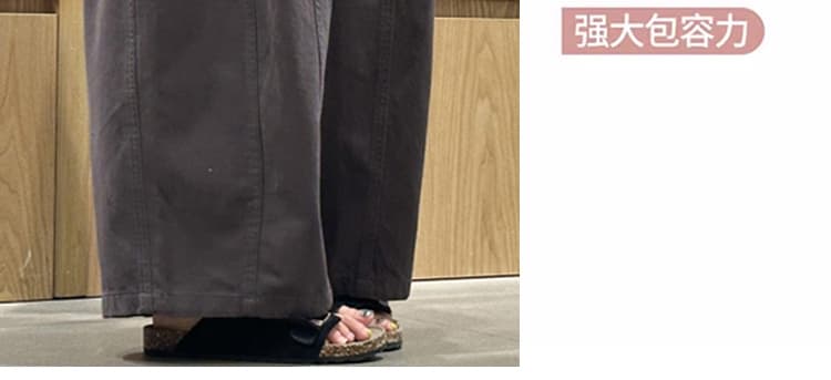 지금 임산부 한 부서 하이웨이스트 느슨함 센스 넓은 다리 모통이 칼 바지 가을 새로운 루즈핏 캐주얼 9 포인트 풍선 바지 상세 이미지 9