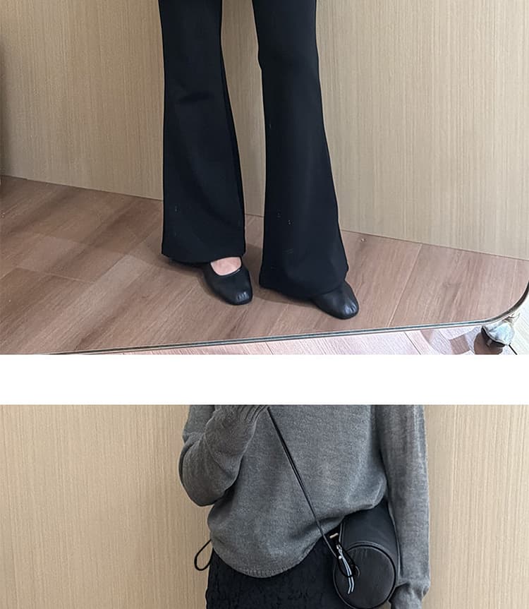 지금 임산부 디자인 센스 레이스 랩스커트팬츠 바지 2026 여름 새로운 한국 스타일 다용도 슬림해 보이는 스택 착용 캐주얼 긴 바지 상세 이미지 19