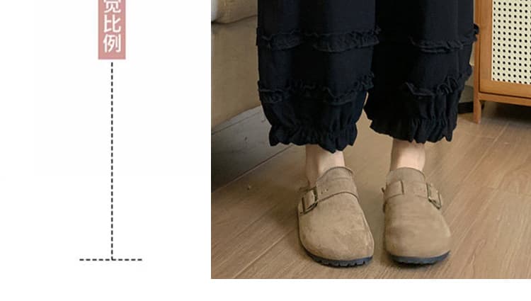 지금 임산부 화이트 목이버섯 레이스 와이드 레그 팬츠 여름 얇은 스타일 하이웨이스트 슬림해 보이는 루즈핏 캐주얼 9 포인트 배기 바지 상세 이미지 12