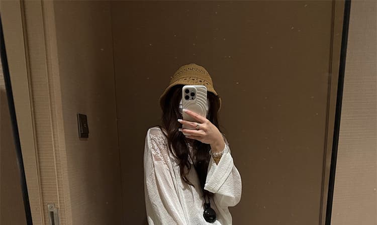 지금 임산부 체크무늬 디자인 센스 작은 대중 라디안 풍선 랜턴 치마 여름 새로운 루즈핏 느긋한 바람 버클리 치마 상세 이미지 20