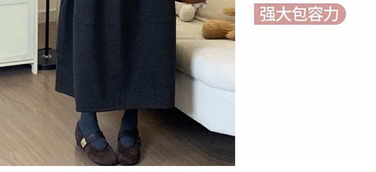 지금 임산부 2026 가을 겨울 새로운 밴딩 하이웨이스트 3 차원 자르기 모직 레트로 꽃밭 치마 캐주얼 반신 스커트 상세 이미지 9