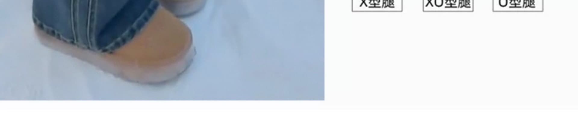 레트로 블루 더블 측면 뼈 넓은 다리 청바지 여성 가을 겨울 지방 mm 빅 사이즈 배 모양 몸 하이웨이스트 표지 넓적 다리 스트레이트 바지 상세 이미지 11