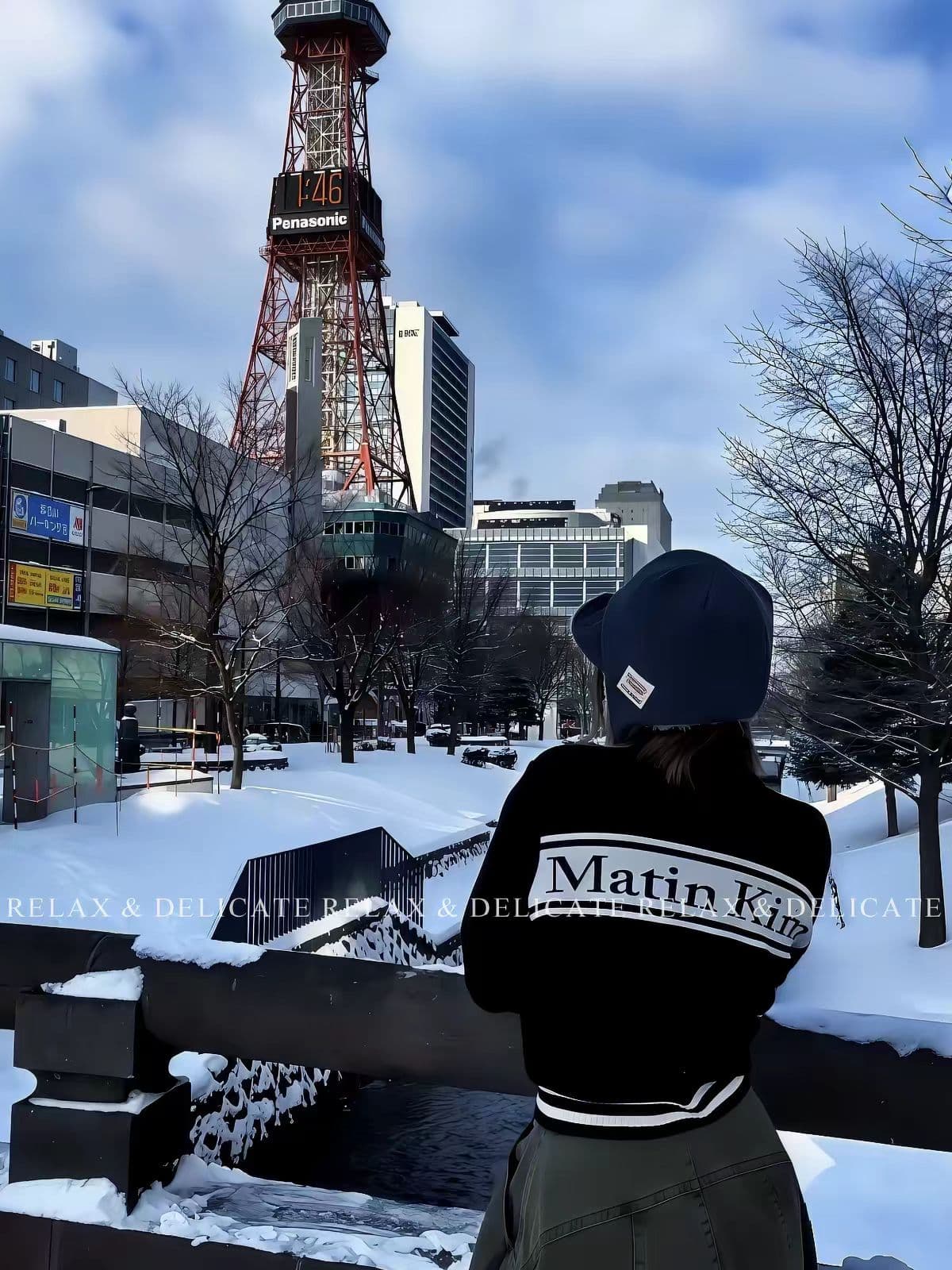 카운터 matin kim 니트 스웨터 알파벳 자카드 배색 지퍼 스웨터 한국 스타일 캐주얼 양모 재킷 상세 이미지 4