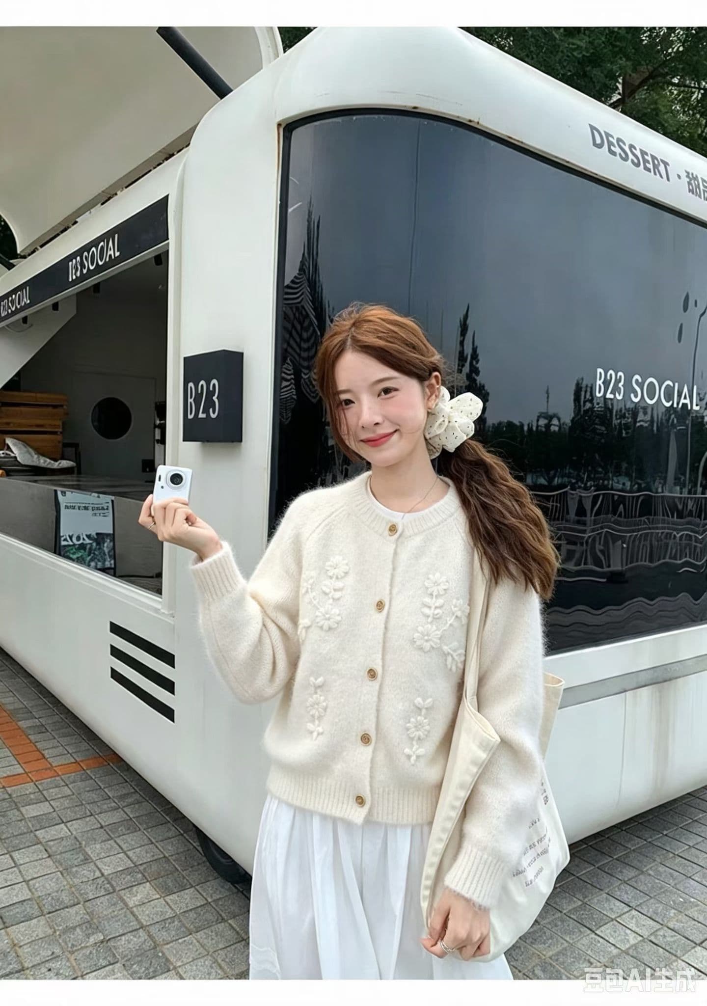 토지 작은 그룹 레트로 꽃 자수 스웨터 오픈 가디건 2026 새로운 한 부서 부드러운 느긋한 부드러운 니트 맨위 이미지 3