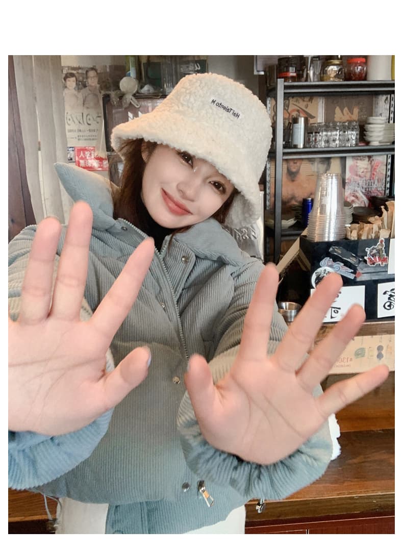 한 부서 면 옷 작은 폴로 칼라 코듀로이 아래 면화 의류 두꺼운 패딩 재킷 쇼트 스타일 재킷 한국 대외 무역 국경 간 상세 이미지 18