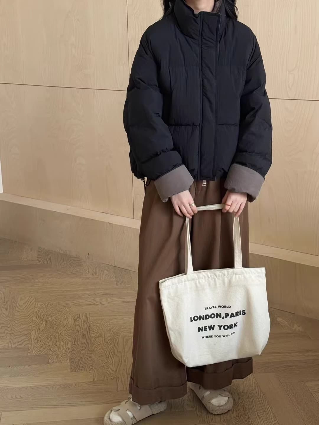 한국 스타일 다운 재킷 여성 2026 새로운 겨울 루즈핏 두꺼운 고급 외국 가스 패딩 재킷 쇼트 스타일 작은 키 재킷 상세 이미지 6