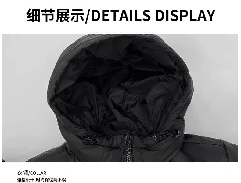 겨울 작은 키 핑크색 쇼트 스타일 다운 코트 면 의류 재킷 여자 겨울 두꺼운 학생 패딩 재킷 목화 진딧물 상세 이미지 2
