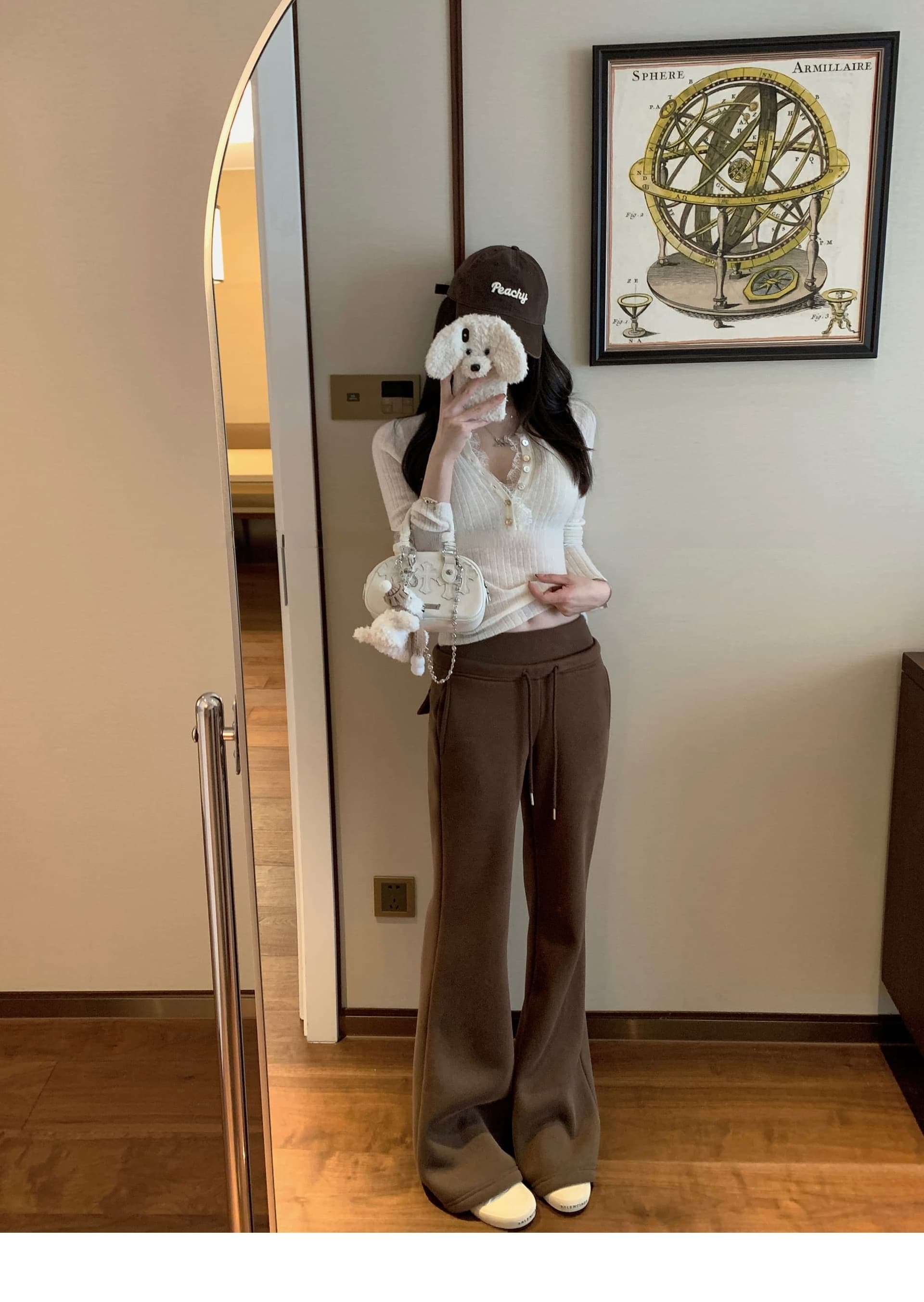 자이언트 잘 생긴 순수한 욕망 레이스 측면 V넥 긴팔 니트 스웨터 여성 가을 인사이드 가져 가라. 핫걸 몸매 가꾸기 아름다운 만나는 맨위 상세 이미지 35