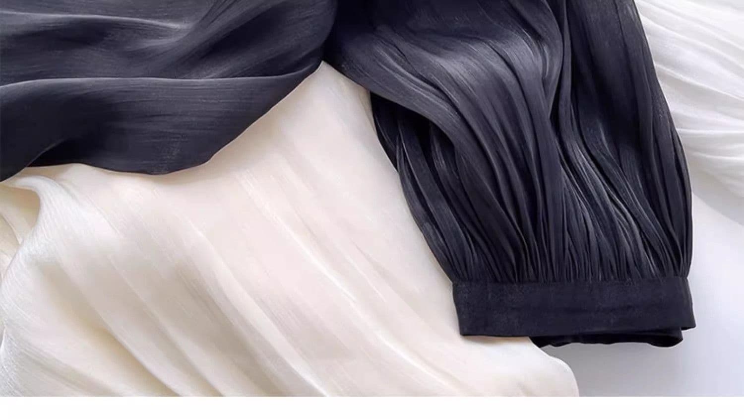 원본 것 구슬 빛 품격 Tulle 한 마디 반신 스커트 봄 여름 여자 중간 롱 코트 얇은 스타일 도루 가을 센스 우아한 상세 이미지 12