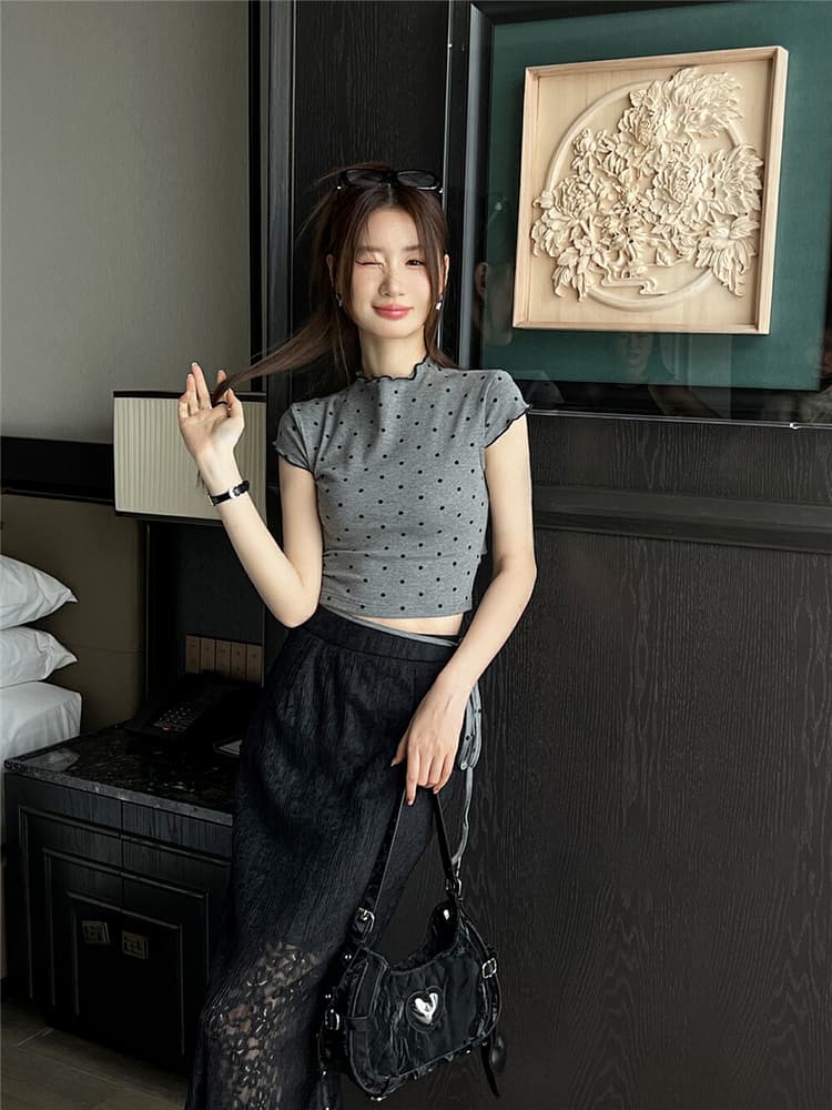있음 선적 모달 원단 260 그램 쇼트 스타일 긍정적 인 어깨 티셔츠 맨위 상세 이미지 5