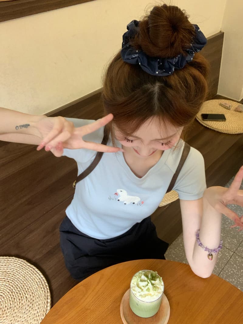 있음 선적 순면 40 210 그램 92 면 8 암모니아 Lun 작은 대중 쇼트 스타일 반팔 상세 이미지 23