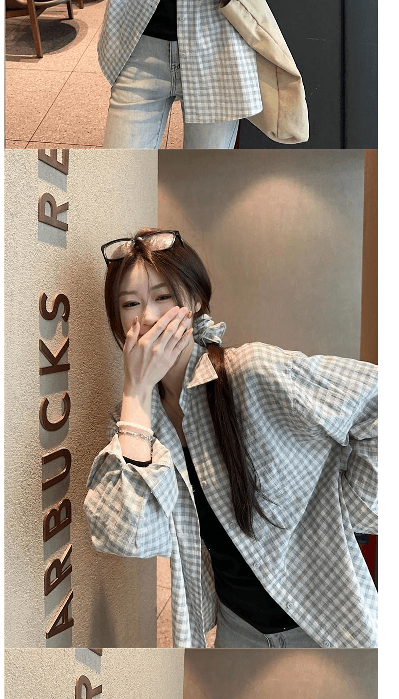 벨트 머리카락 서클 여성 셔츠 2026 새로운 디자인 센스 작은 대중 오픈 가디건 맨위 셔츠 캐주얼 다용도 여름 레트로 상세 이미지 7