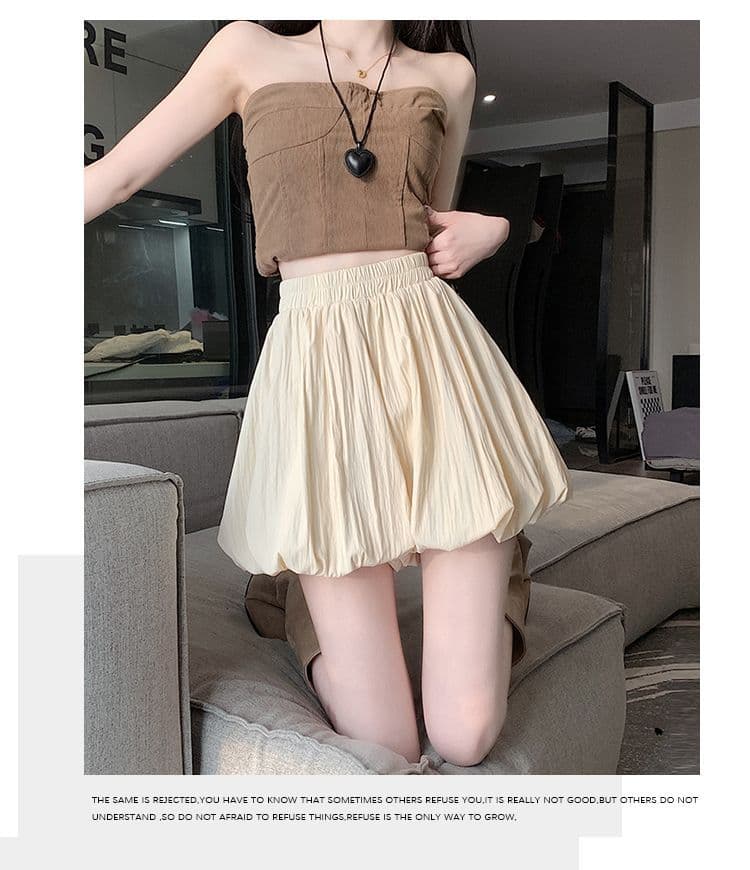 넓은 다리 꽃밭 허리밴드 바지 슬림해 보이는 루즈핏 호박 바지 배기 바지 반바지 한 싱글 대외 무역 국경 간 폭발 상세 이미지 10